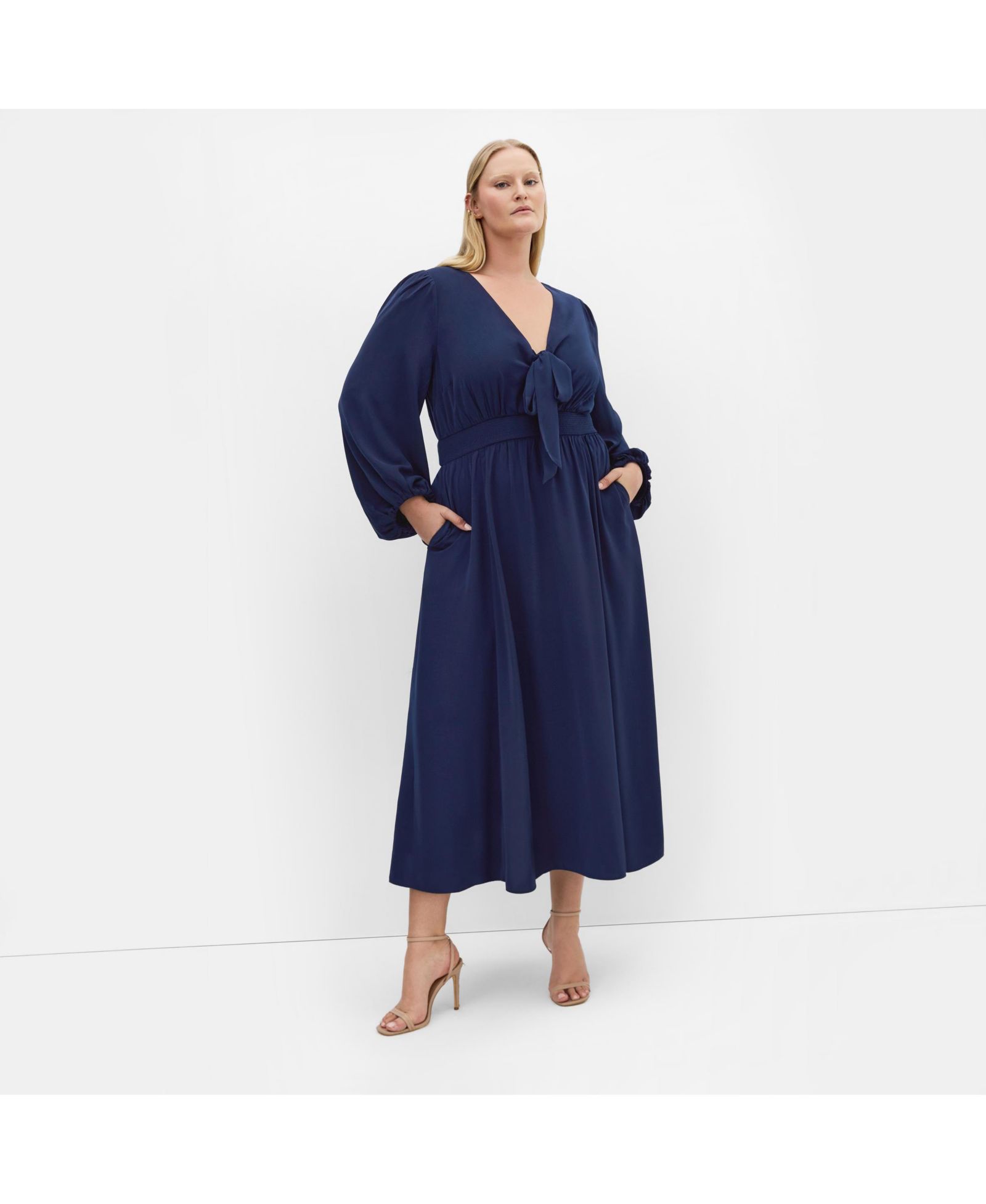 CITY CHIC Plus Size Ivanna V Neck Maxi Dress