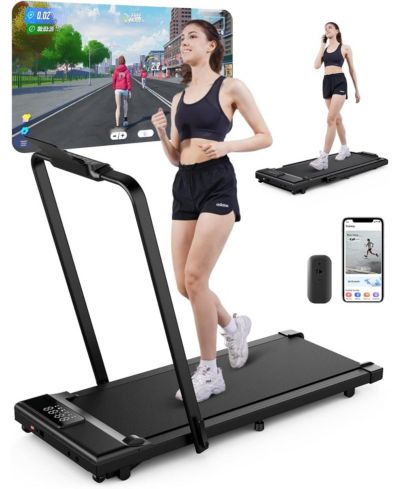 Superun 6% Incline Under Desk Walking Pad 3 In 1 treadmills с handrial и bracket