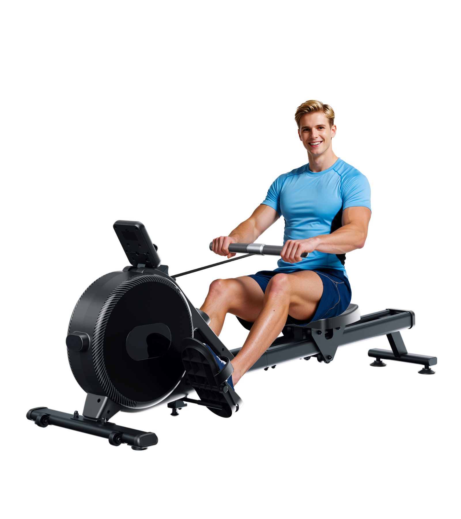 Superun 3-in-1 treadmill w/ handlebar. 300LB cap, 3.0HP motor, LED display, remote & APP control. Foldable for small home/office spaces