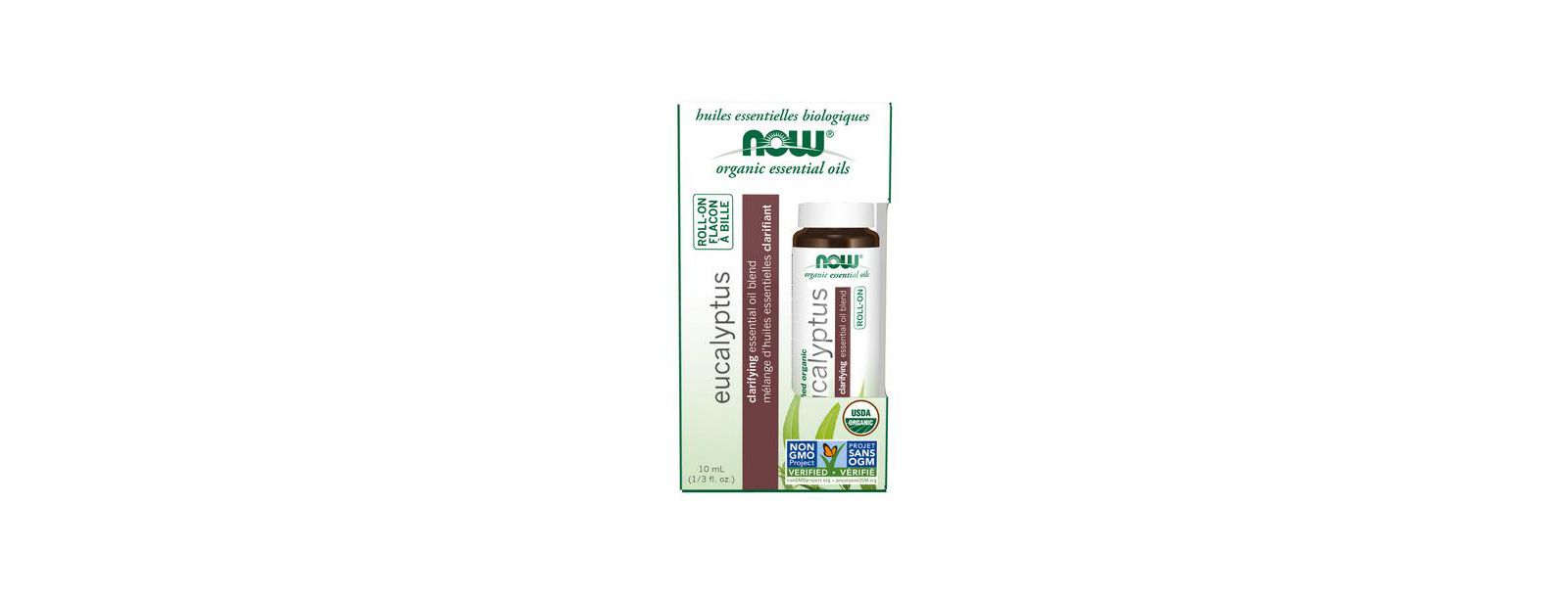 Масло для тела NOW Foods Essential Roll-On Eucalyptus 10 ml