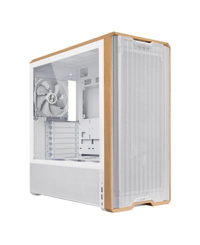 Корпус ПК Lian-Li CS LAN217W mid-tower, сталь/4mm TG/дерево