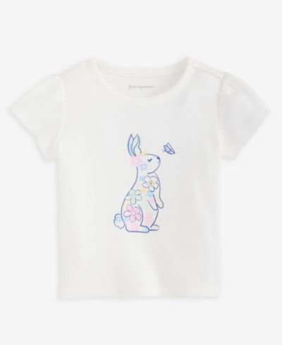 Детская футболка First Impressions Mix and Match Floral Bunny