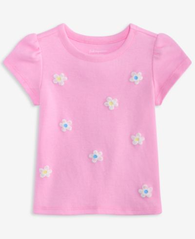 Детская футболка с цветочным принтом First Impressions, 3M-24M