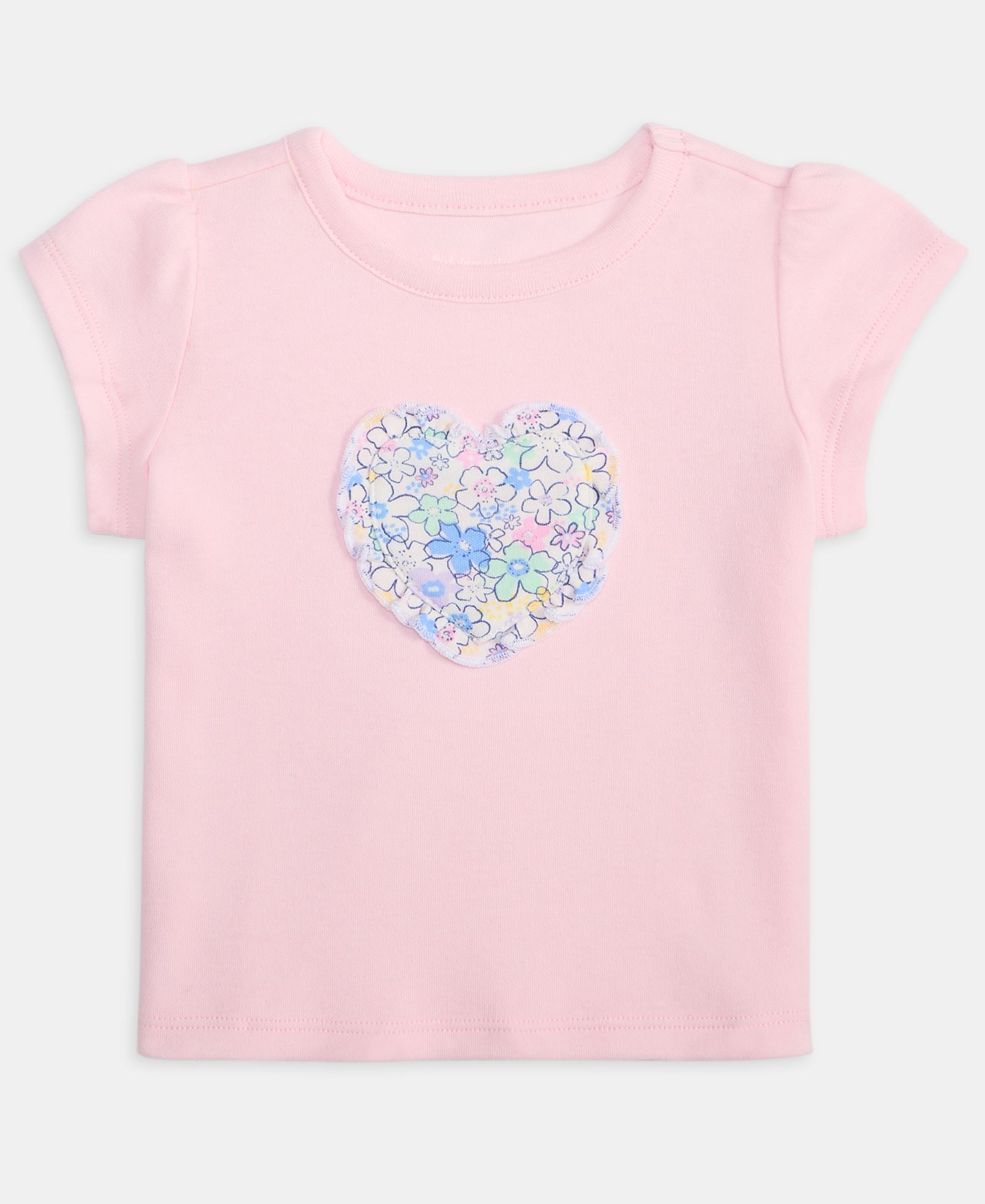 Детская футболка First Impressions Mix and Match Floral Heart, 3M-24M