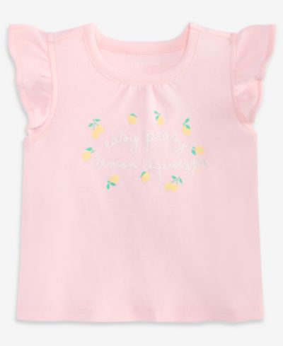 First Impressions Детская футболка с воланами Lemon Squeezy Mix and Match для девочек 2T-4T