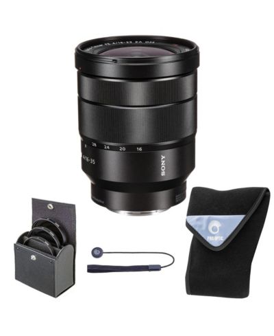 Sony Vario-Tessar T FE 16-35mm f/4 ZA OSS Lens,w/72mm Filter Kit,Lens Wrap