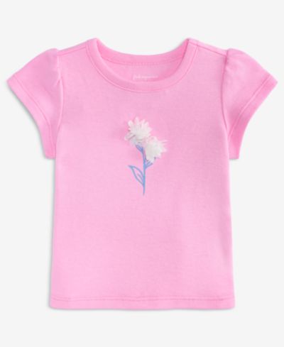 Детская футболка First Impressions Chiffon-Flower, 3M-24M