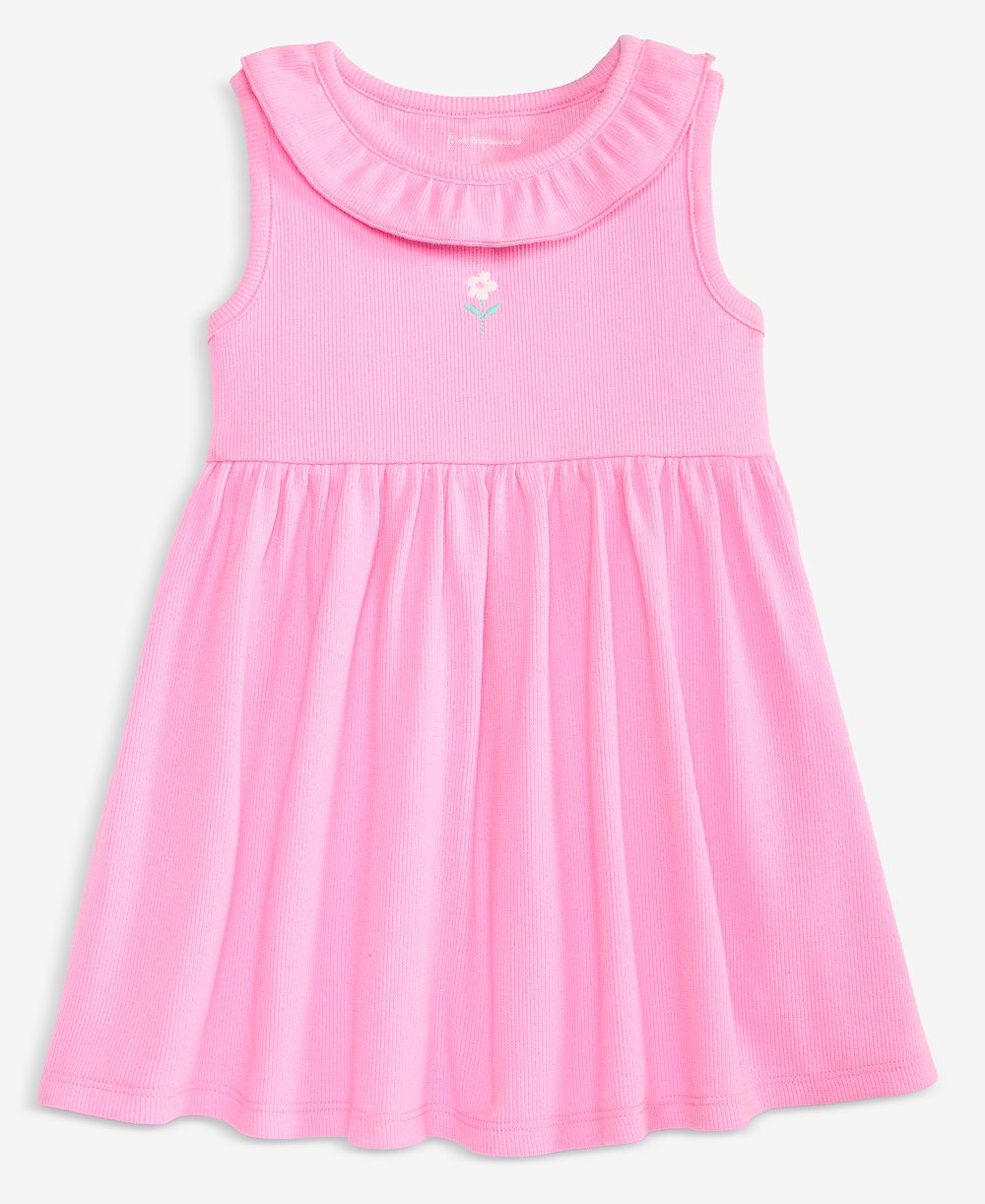 Детское платье First Impressions Girls' Toddler 2T-4T Daisy-Embroidered Ribbed