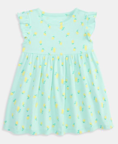 Детское платье First Impressions с принтом Lemon Toss, 2T-4T