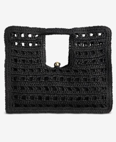 Торба из соломы Square Straw Tote Bag