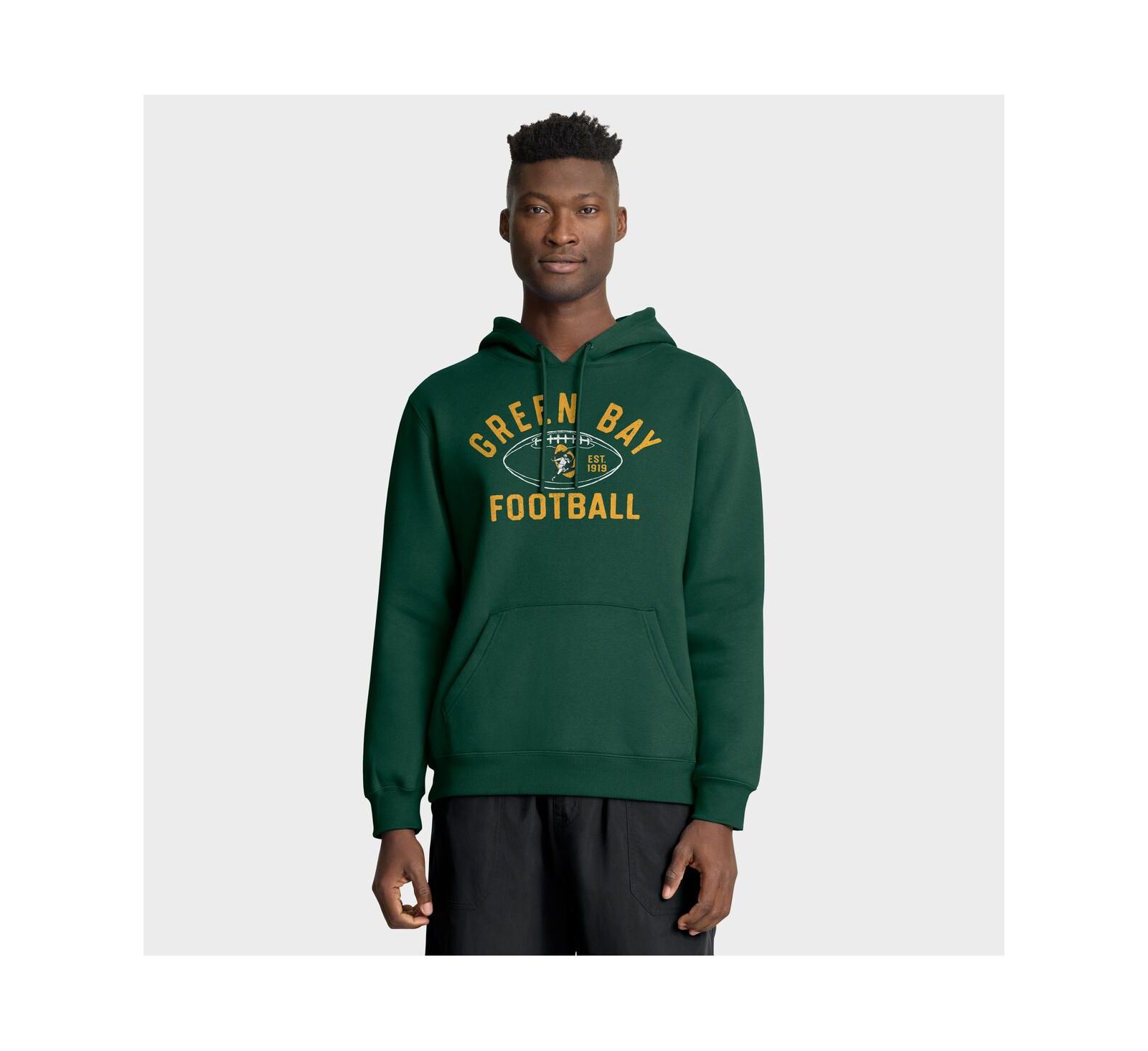 Мужской худи pullover Fanatics green bay packers fumblerooski legacy