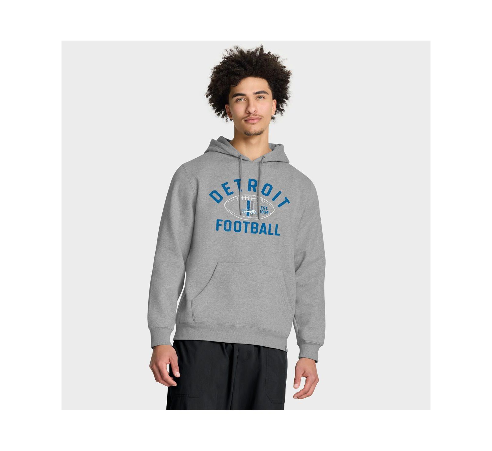 Fanatics худи Detroit Lions Fumblerooski Legacy Men's Heather Gray