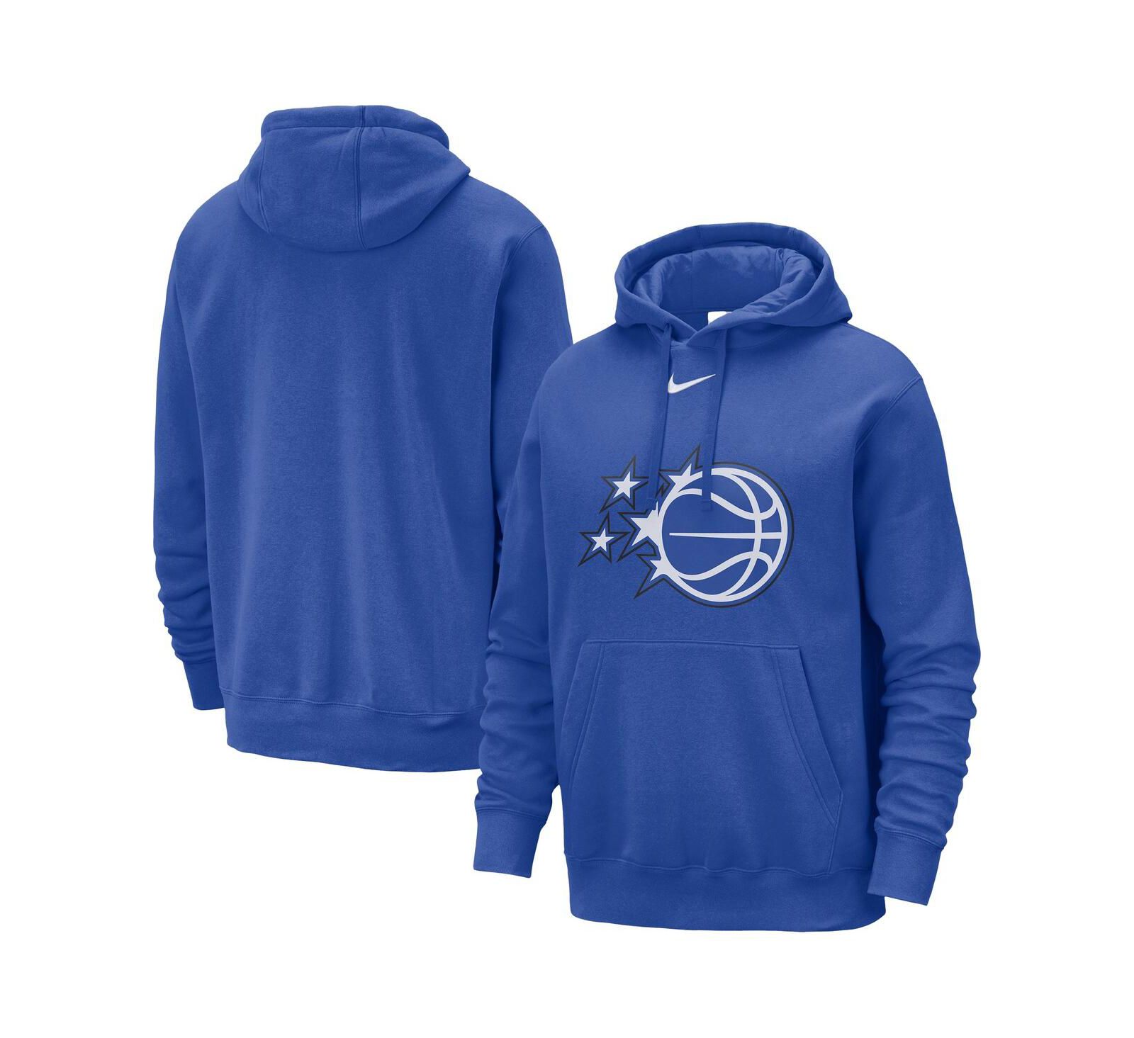 Мужское синее худи Nike Blue Orlando Magic Essential Logo Club Pullover Hoodie