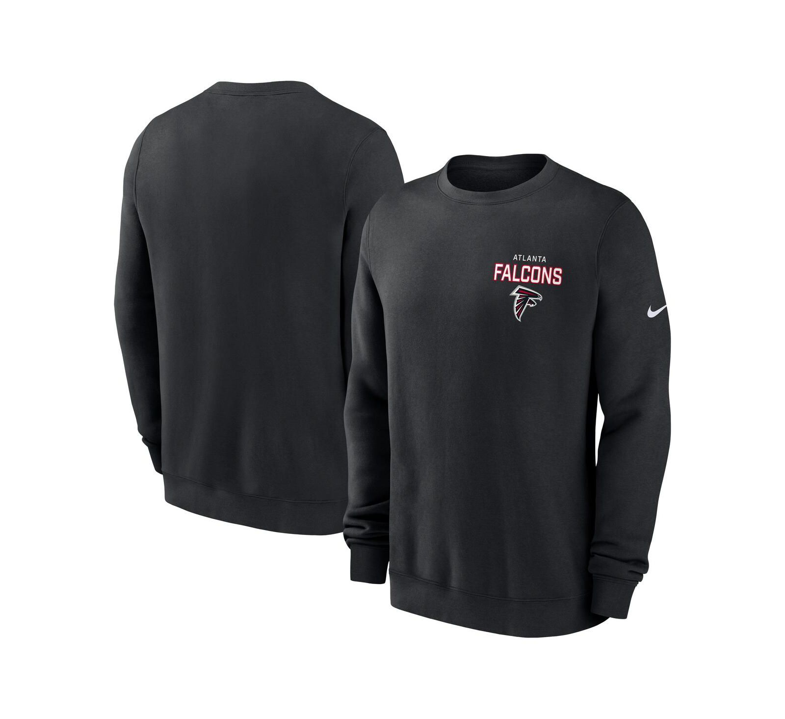Мужская толстовка Nike Black Atlanta Falcons Primetime Club Fleece Pullover