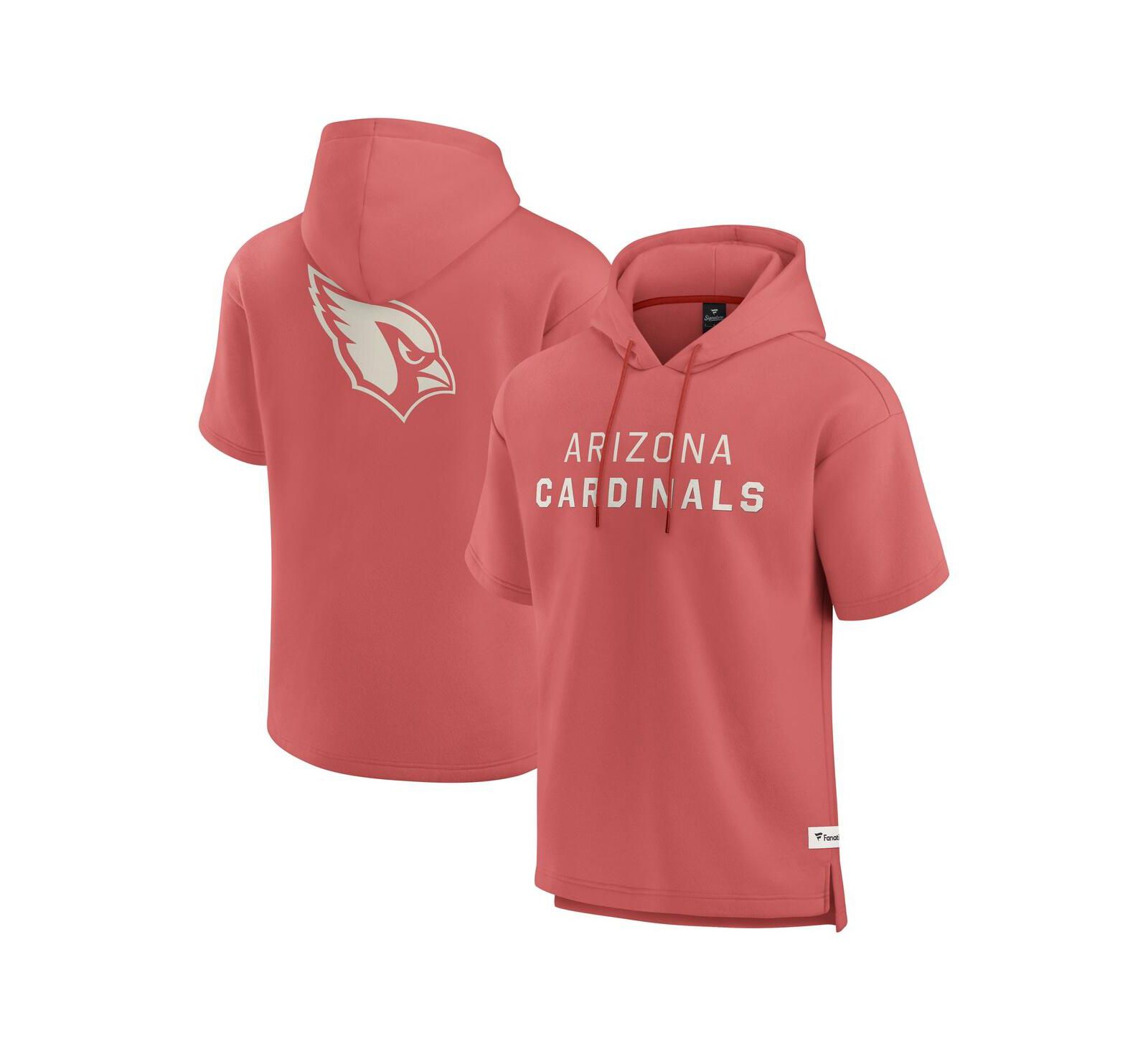 Fanatics Мужской Red Arizona Cardinals Elements Future Ground Lettering Short Sleeve Pullover Hoodie