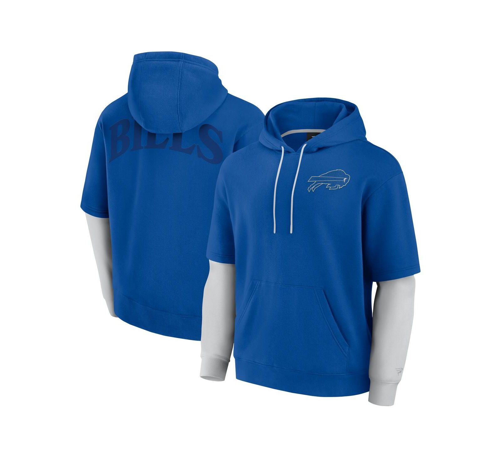 Мужское и женское худи Fanatics Royal Buffalo Bills Sleek Elements Pullover