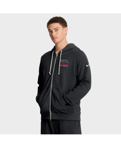Мужское худи Nike Black Atlanta Falcons Sideline Standard Issue Utility Player Dri-FIT на молнии