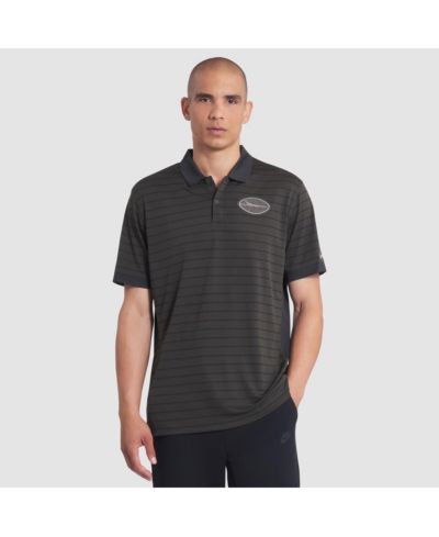 Nike Men's Gotham Green New York Jets 2025 Rivalries Collection Sideline Victory Striped Dri-FIT Polo Shirt