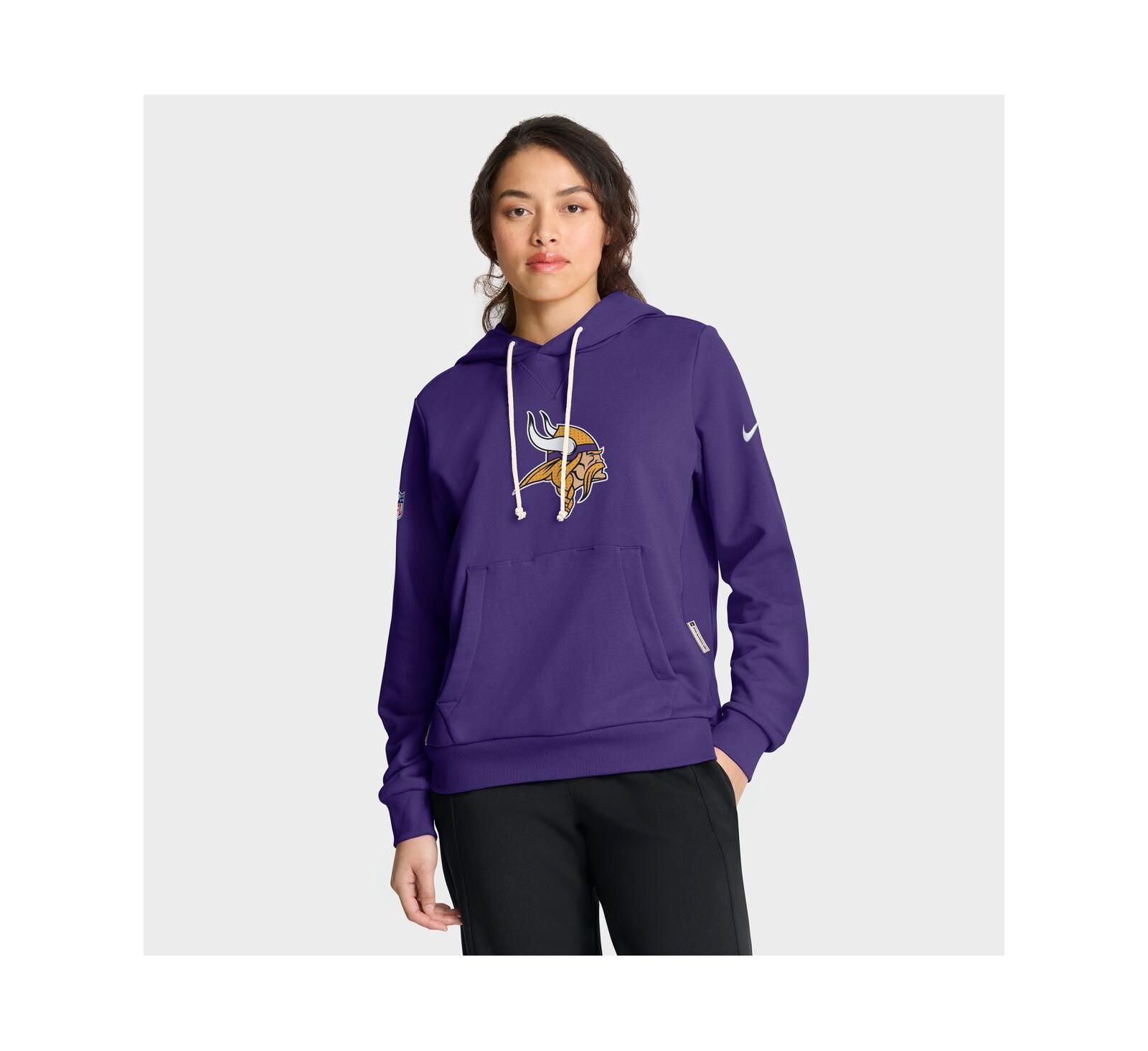 Женская толстовка Nike Purple Minnesota Vikings Sideline Standard Issue Initial Home Dri-FIT