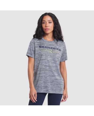 Женская футболка Nike Wolf Gray Seattle Seahawks 2025 Rivalries Collection Sideline Velocity Dri-FIT