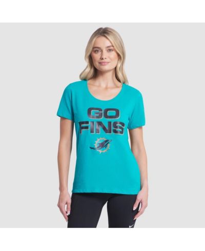 Nike Женская футболка Turbo Green Miami Dolphins 2025 Rivalries Collection Slub Dri-FIT