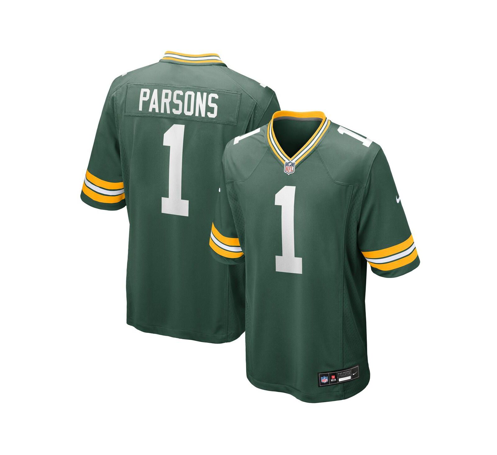 Мужская джерси Nike Green Green Bay Packers Game Player