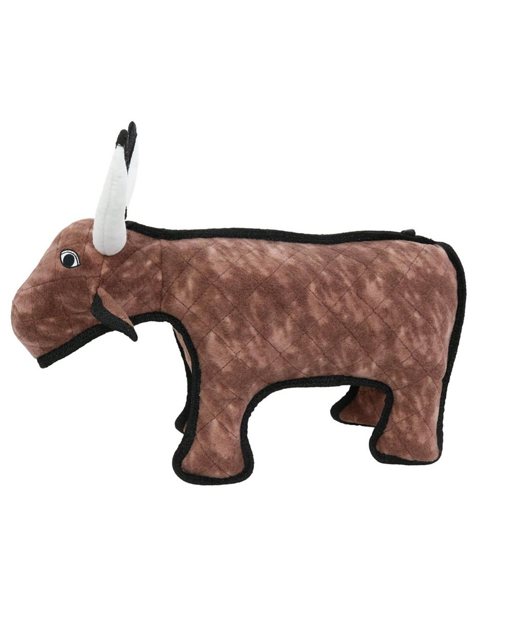 Прочная мягкая игрушка для собак Tuffy Medium Barnyard Bull