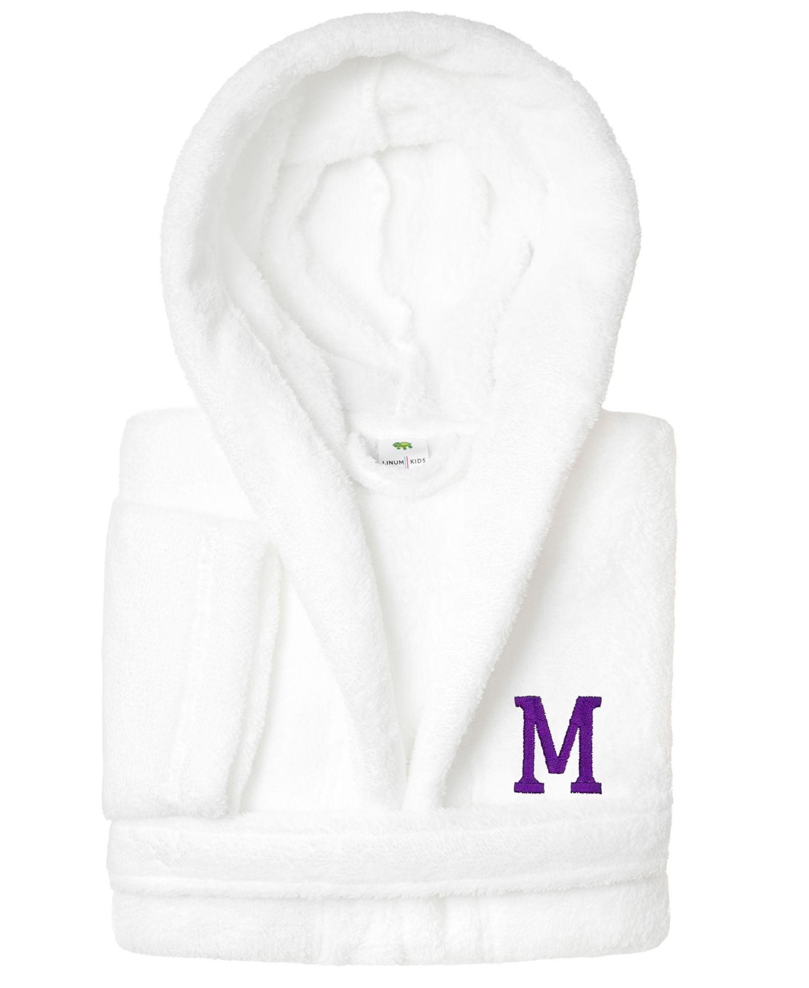 Детский махровый халат с капюшоном Linum Home Bookman
