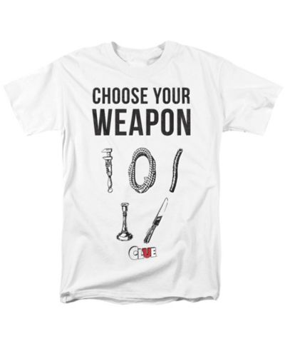 Футболка Hasbro+ Big & Tall Clue Choose Your Weapon