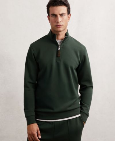 REISS Мужская толстовка Newland Interlock Half-Zip