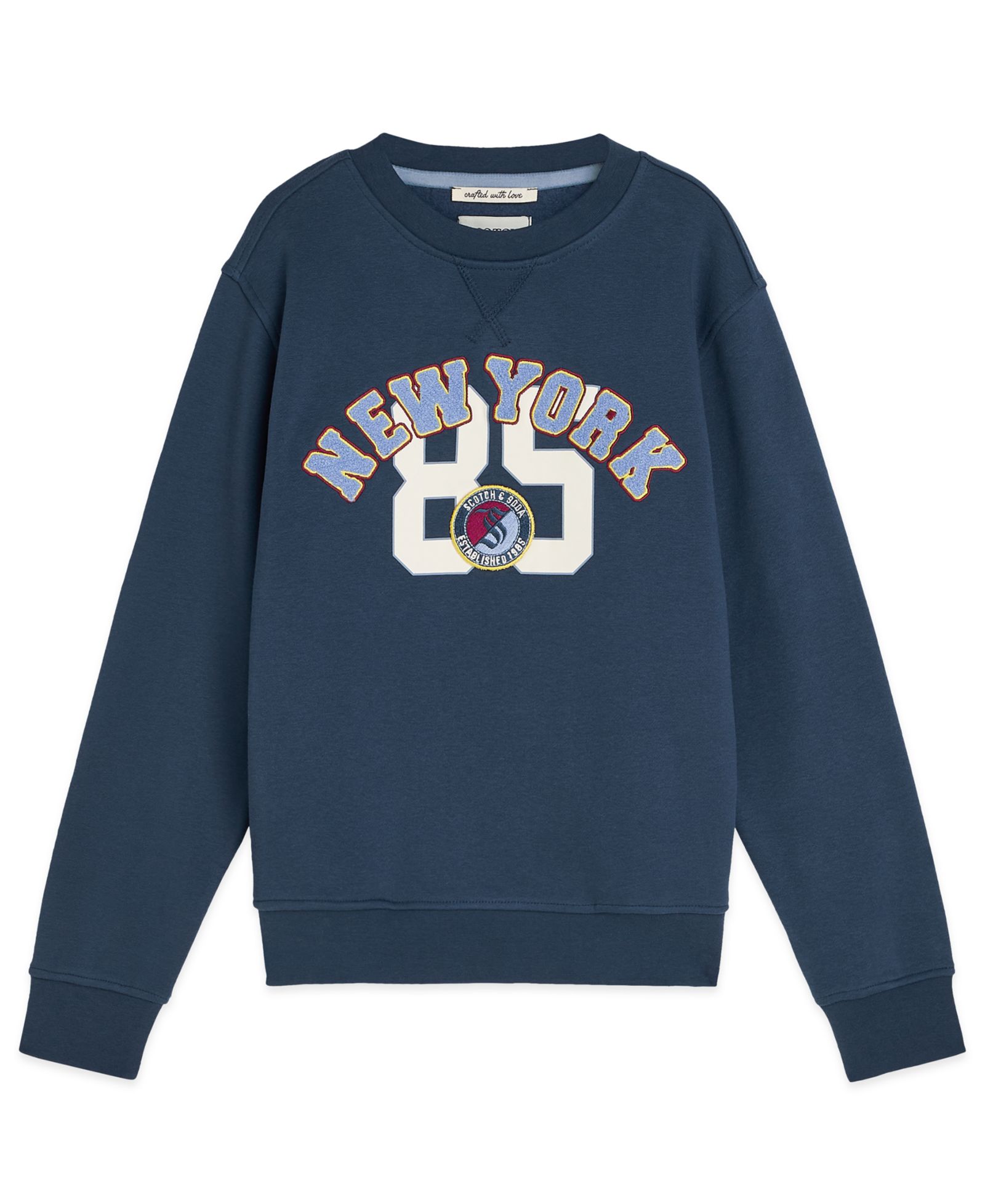 SCOTCH & SODA Детское худи из флиса с графическим принтом, длинный рукав, размер 4T-7