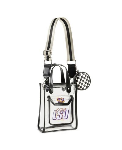 WEAR by Erin Andrews LSU Tigers Clear Stadium Crossbody Purse with Coin Pouch