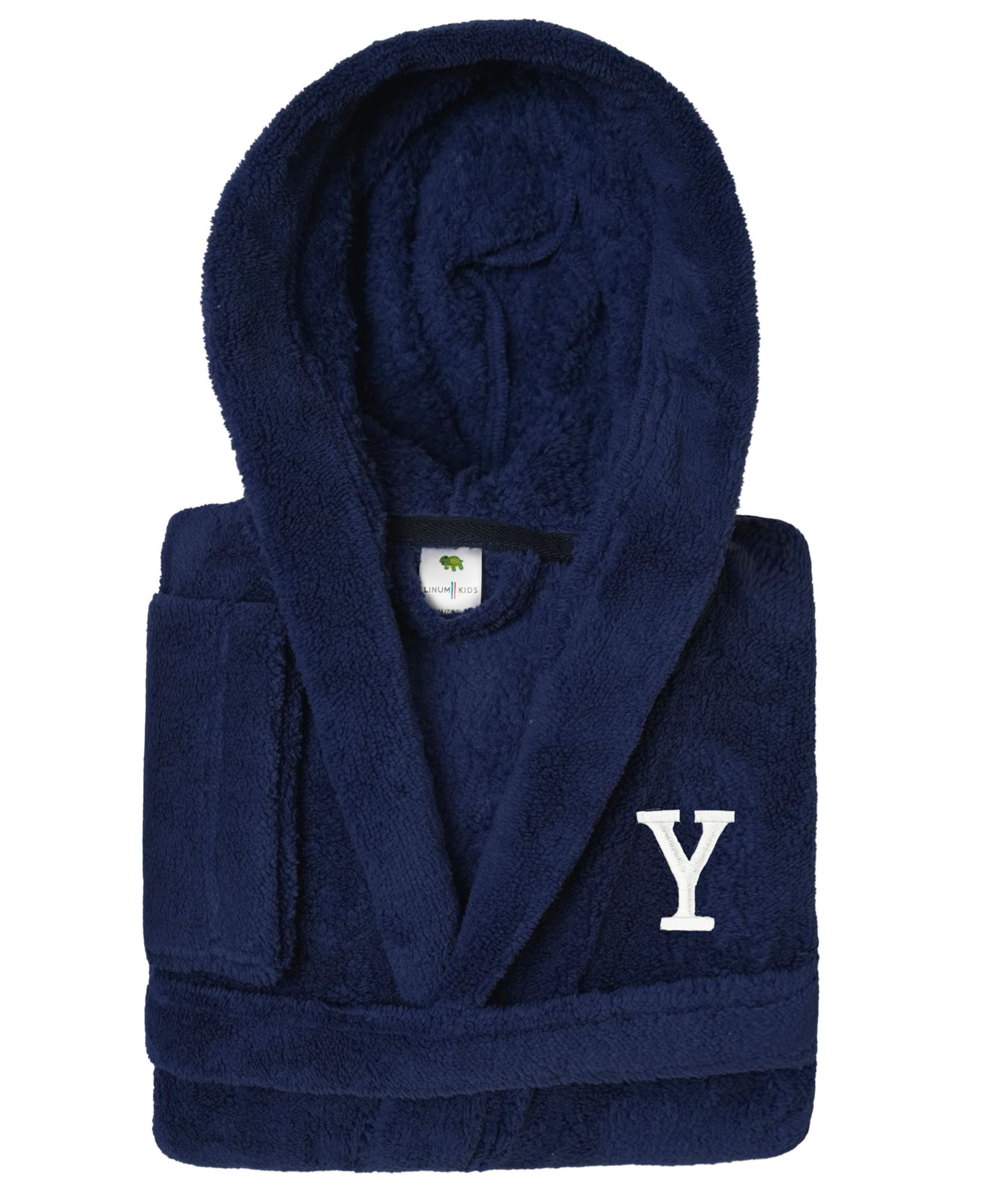 Детский махровый халат Linum Home Personalized Super Plush Hooded