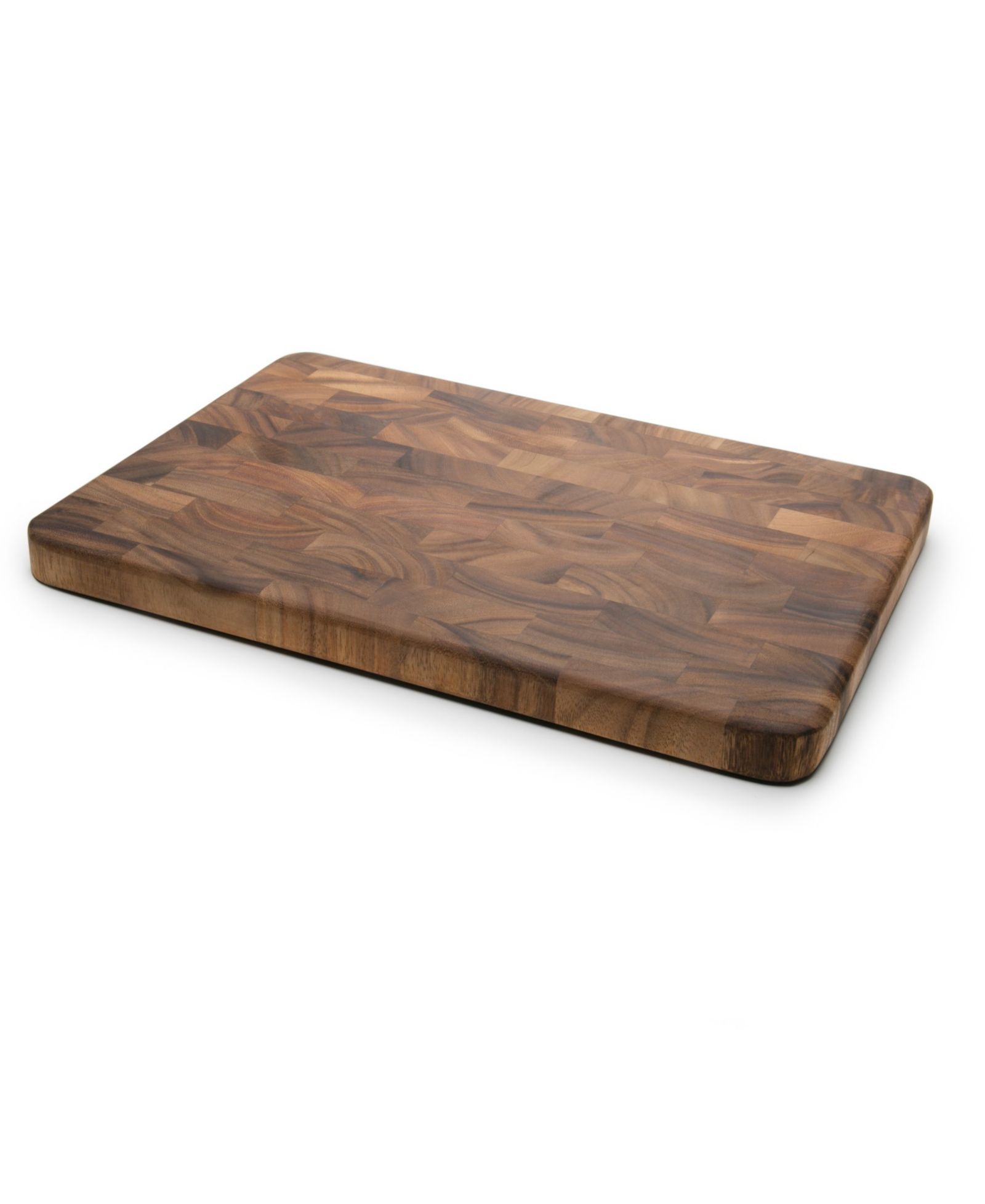 Ironwood Acacia Large End Grain Prep Station Cutting Board