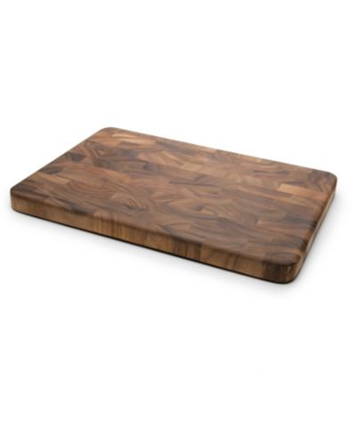 Ironwood Acacia Large End Grain Prep Station Cutting Board