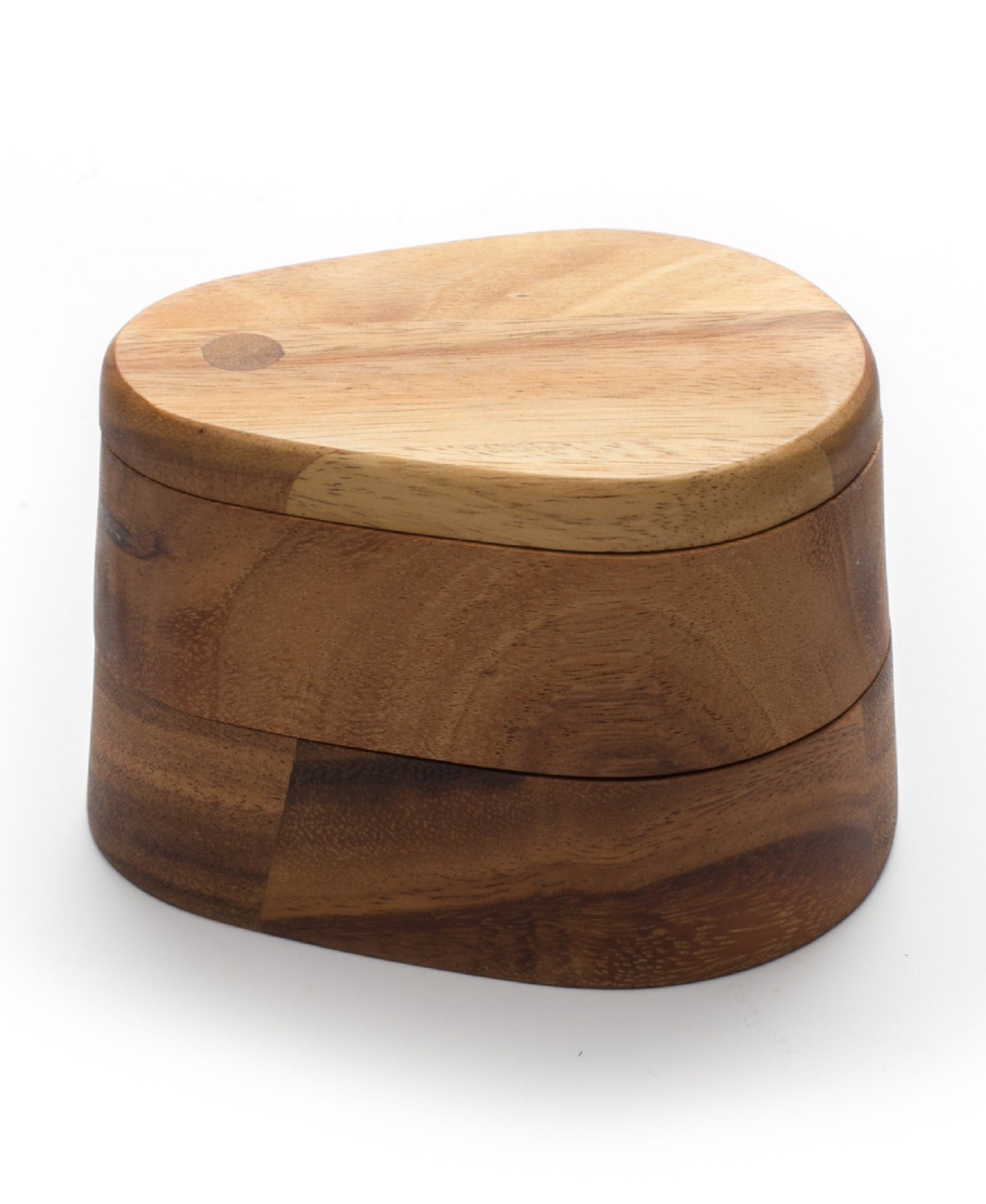 Ironwood Double-Layer Swivel Salt Box
