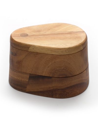 Ironwood Double-Layer Swivel Salt Box