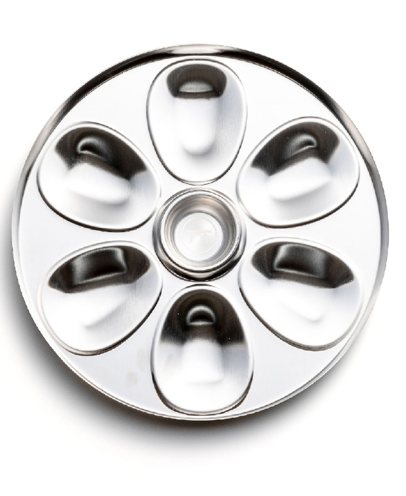 Outset Stainless Steel Round Oyster Plate
