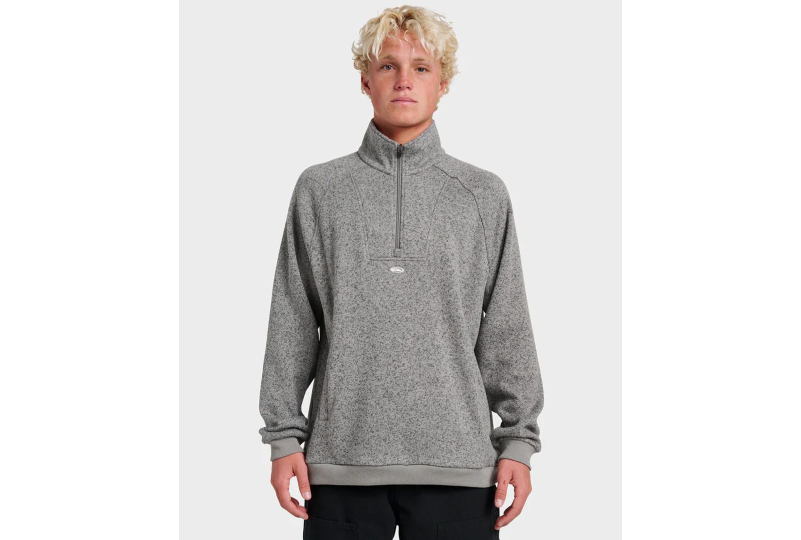 Quiksilver Men's Keller Half-Zip Mock Sweatshirt