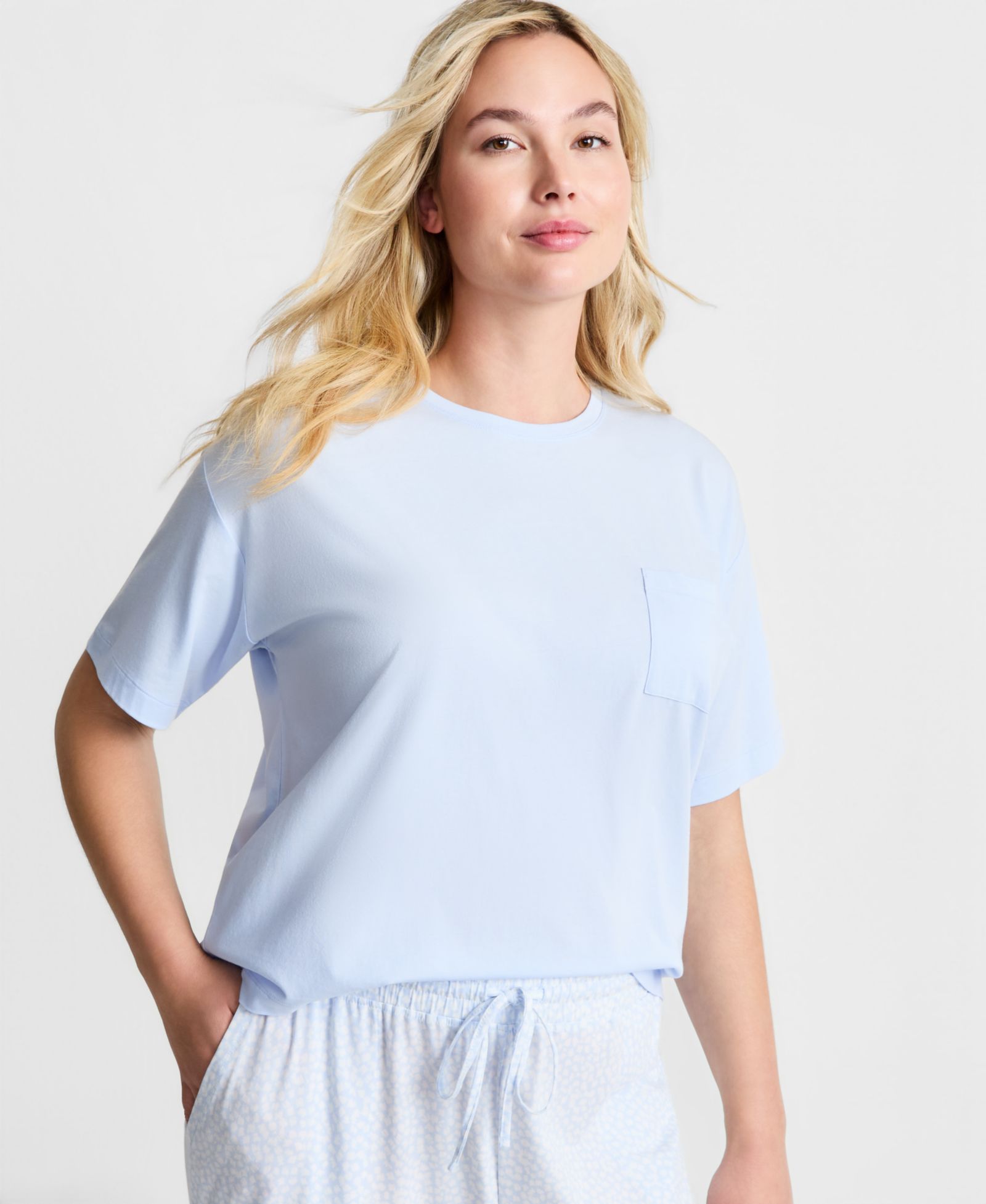 State of Day Women's Solid Sleep Tee, Macy's Exclusive