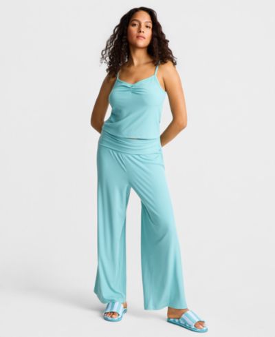 Пижамный комплект State of Day Women's Ribbed Tank & Foldover Pants