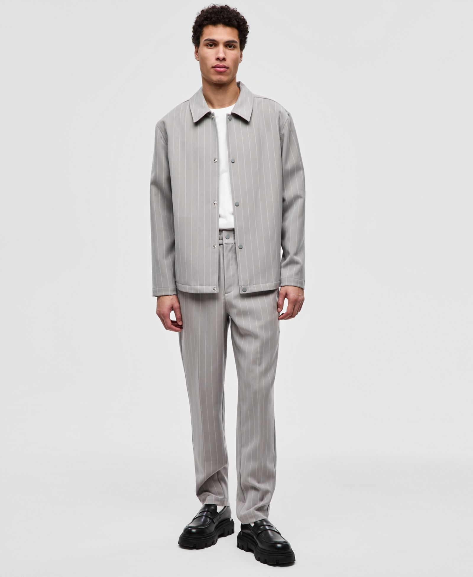 Mode of One Мужские Pinstriped Woven Relaxed Pants, Macy's Exclusive