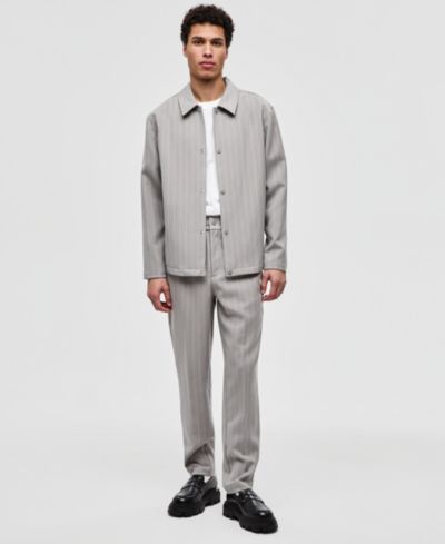 Mode of One Мужские Pinstriped Woven Relaxed Pants, Macy's Exclusive