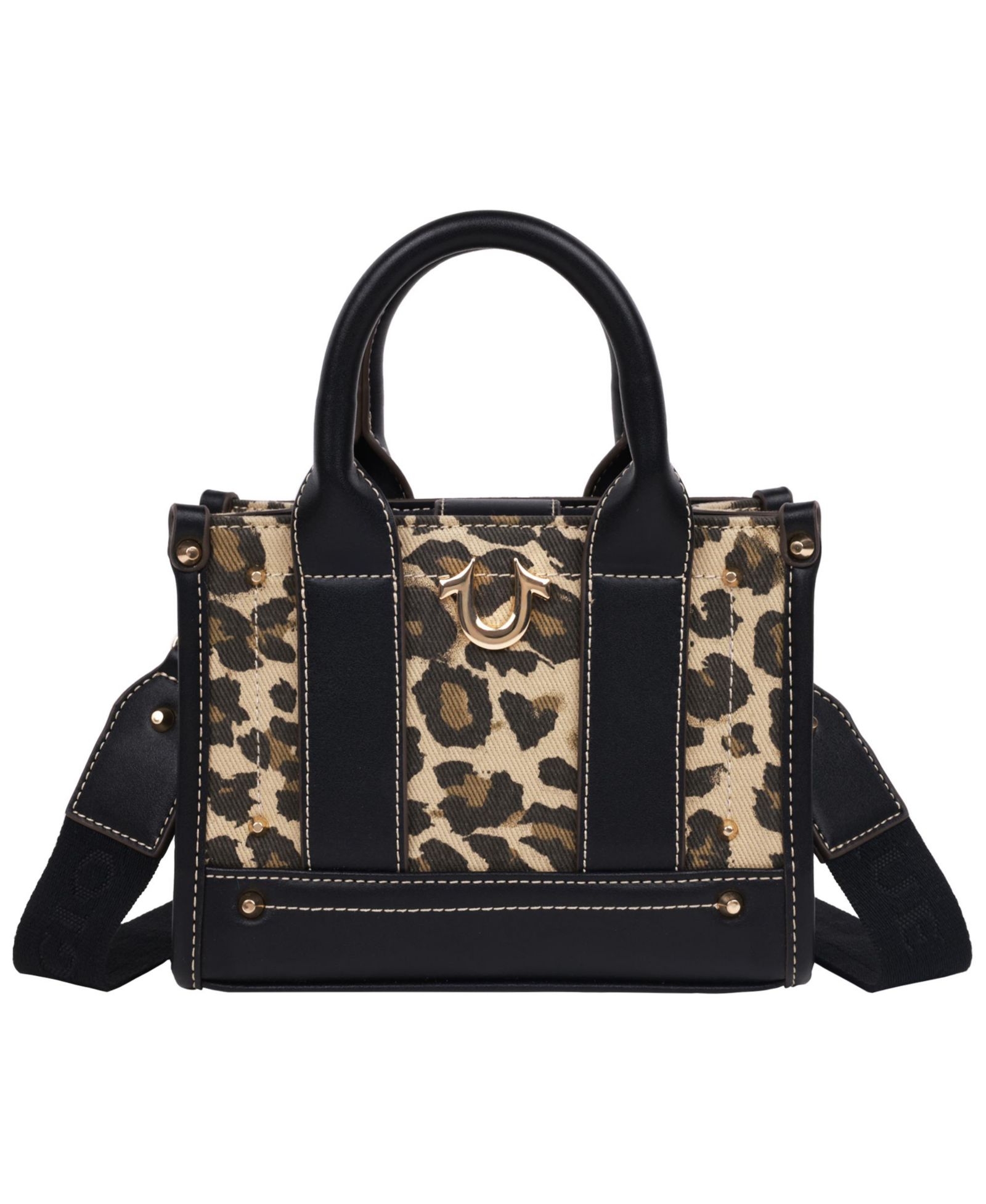 Мини-сумка True Religion Leopard/PU Tote
