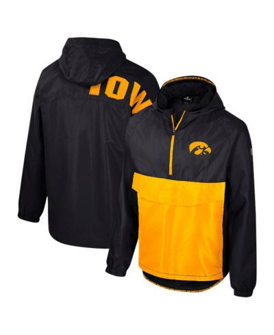 Мужская куртка Colosseum Iowa Hawkeyes Reloaded Anorak Half-Zip, черная