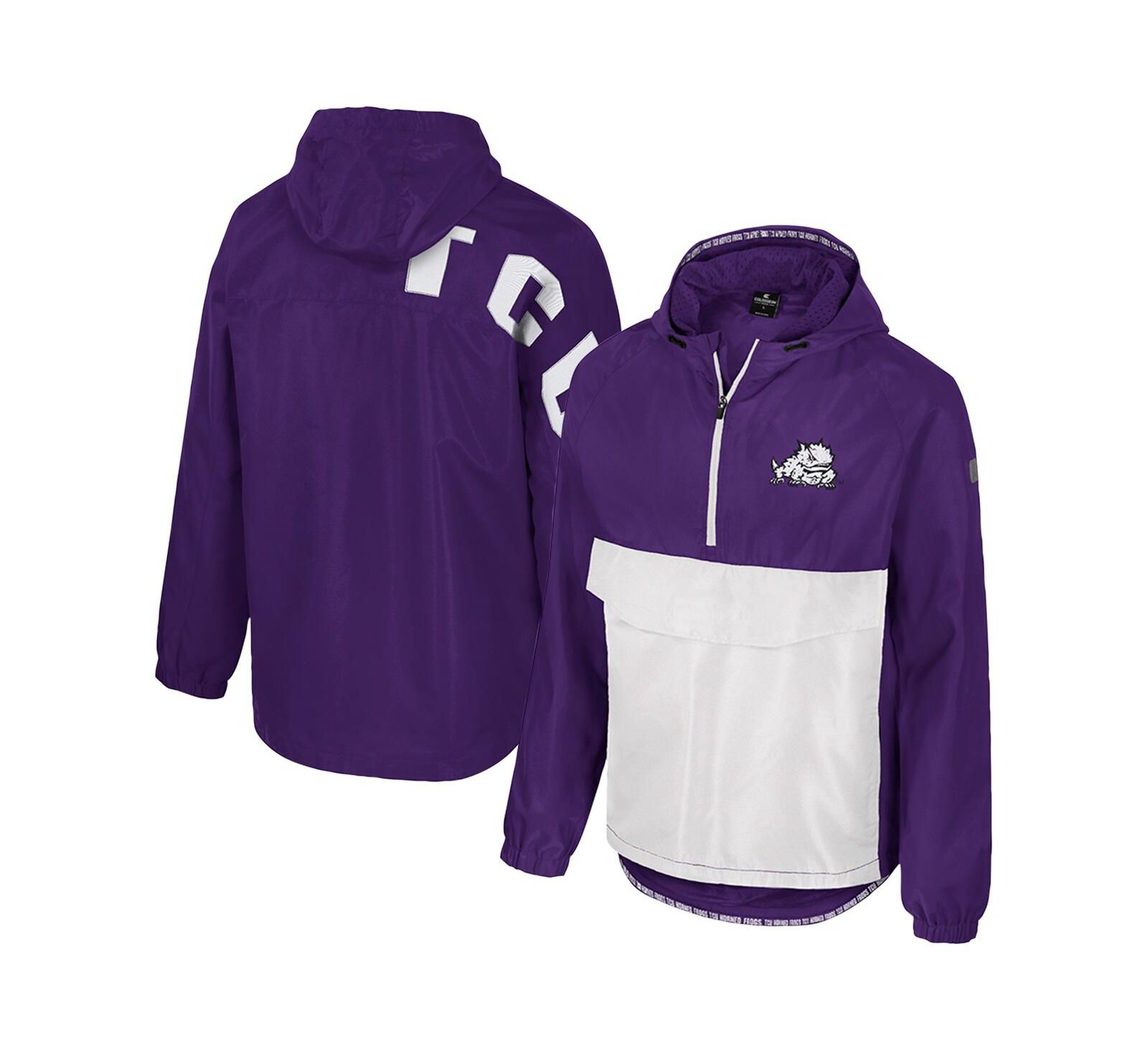 Мужская куртка Colosseum TCU Horned Frogs Reloaded Anorak Half-Zip