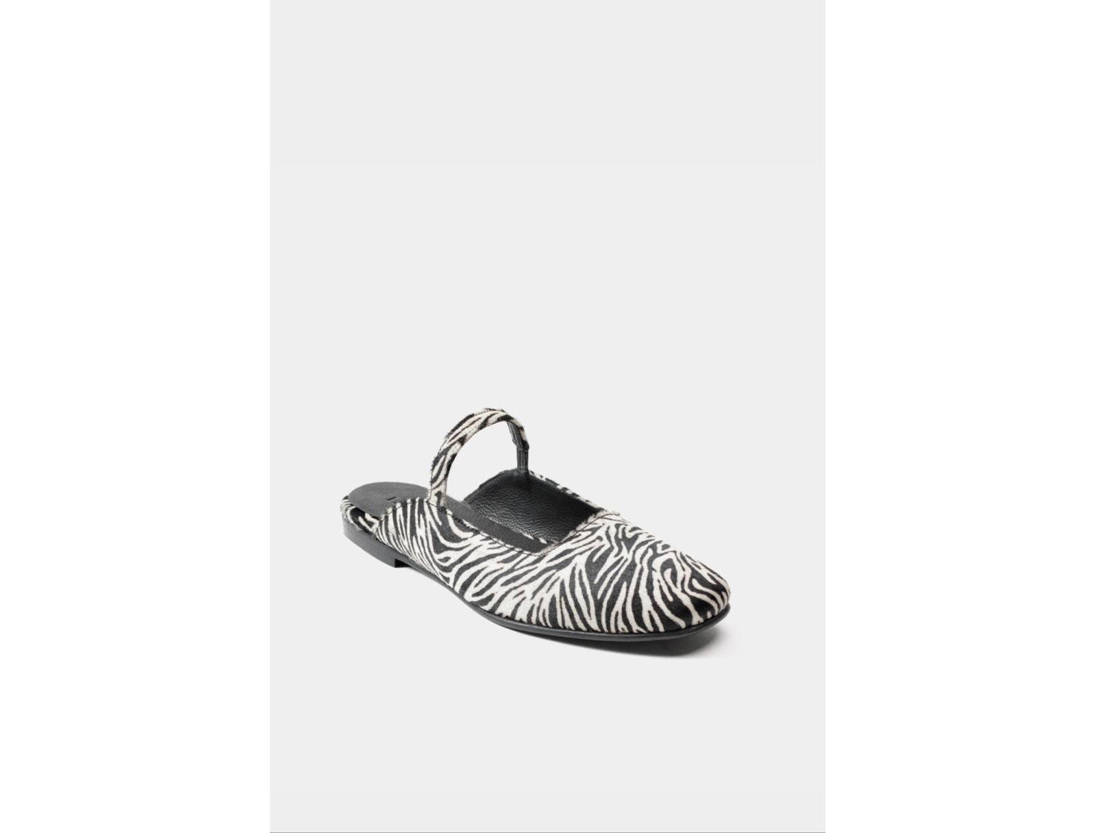 Dante Кожаные балетки Mara Zebra