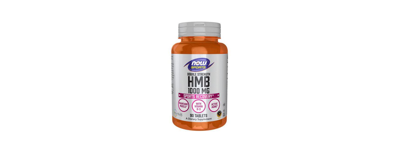 NOW Foods HMB двойной силы, 1000 мг, 90 таблеток