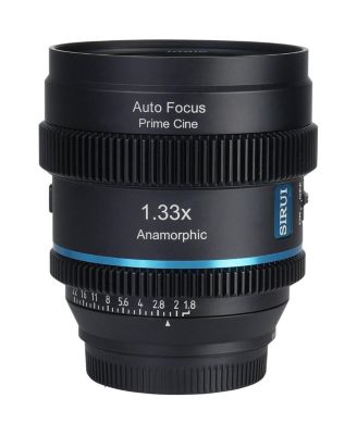 Sirui анаморфотный объектив 20mm T1.8 1.33X S35 AF (E mount, Blue Flare)