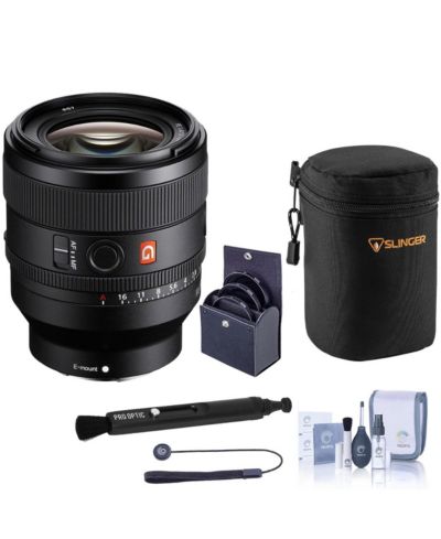 Объектив Sony FE 50mm f/1.4 GM с комплектом фильтров 67mm, чехлом и набором для чистки